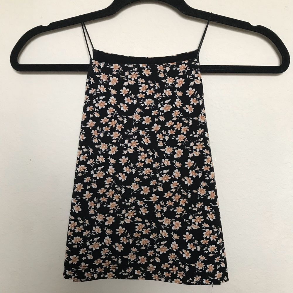 Forever 21 flower crop top